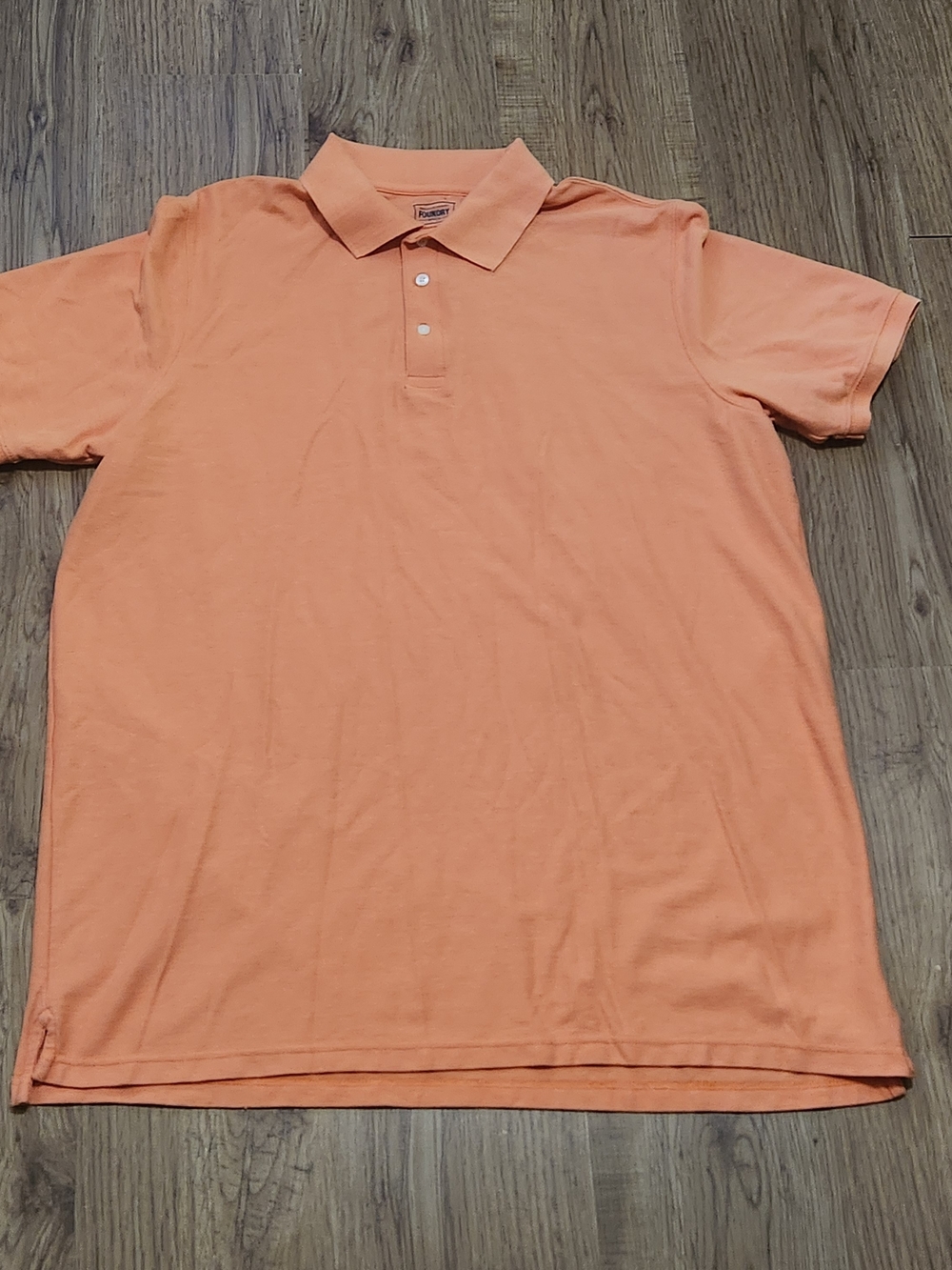 The Foundry Supply Co. Peach Polo Shirt